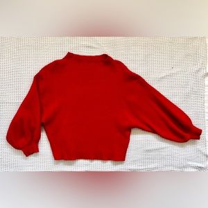 Anthropologie Balloon Sleeve Sweater